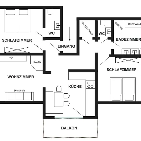 Seelenruhe Appartement *